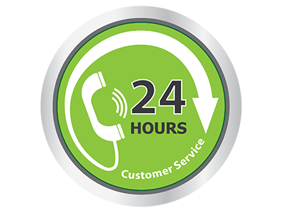 Service clients 24 heures sur 24, 7 jours sur 7